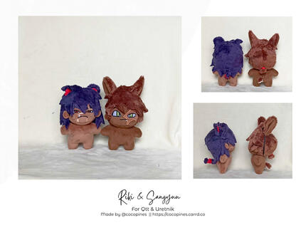10cm Riki & Sangyuu (OC)